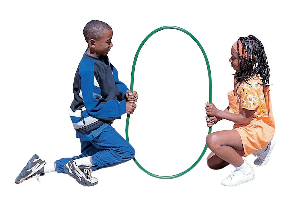 Image for Pull-Buoy No-Kink Hoops, 24 Inches, Assorted Colors, Set of 12 from School Specialty